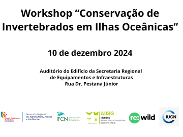 Workshop “Conservação de Invertebrados em Ilhas Oceânicas”