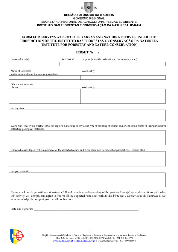 Survey form AP